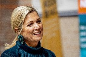 Queen Maxima Attends An Event Launch - The Hague