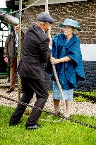 Princess Beatrix Opened The Restored Molenviergang - Netherlands