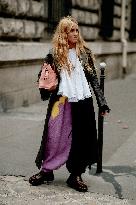 PFW - Celebrities In The Street - Day 4