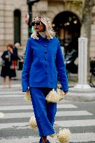 PFW - Celebrities In The Street - Day 4