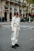 PFW - Celebrities In The Street - Day 4