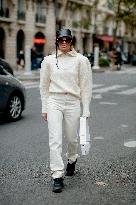 PFW - Celebrities In The Street - Day 4