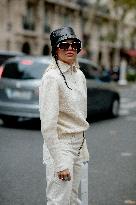PFW - Celebrities In The Street - Day 4