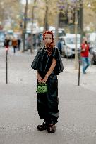 PFW - Celebrities In The Street - Day 4