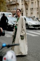 PFW - Celebrities In The Street - Day 4