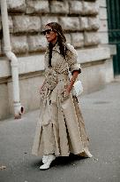 PFW - Celebrities In The Street - Day 4