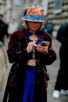 PFW - Celebrities In The Street - Day 4