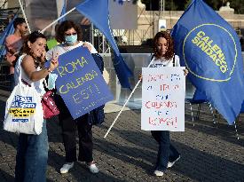 Closing Of The Electoral Campaign - Rome