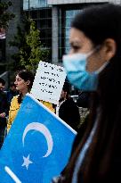 Rally in support of China's Uyghurs people - Paris