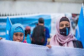 Rally in support of China's Uyghurs people - Paris