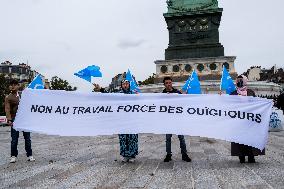 Rally in support of China's Uyghurs people - Paris