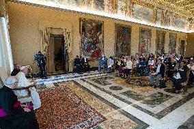 Pope Francis in Audience with Members of Foi et Lumière international