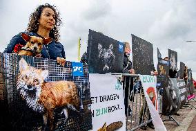 Fur for Animals and Animal Rights Protest - Netherlands