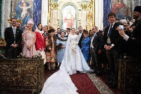 Grand Duke George Mikhailovich And Rebecca Bettarini Wedding - St Petersburg