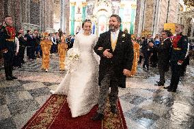 Grand Duke George Mikhailovich And Rebecca Bettarini Wedding - St Petersburg