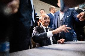 Eric Zemmour signing session of his new book - Paris