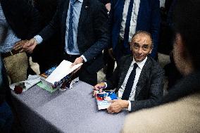 Eric Zemmour signing session of his new book - Paris