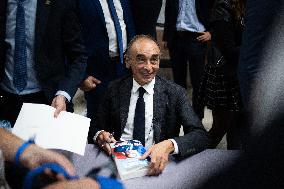 Eric Zemmour signing session of his new book - Paris