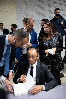 Eric Zemmour signing session of his new book - Paris