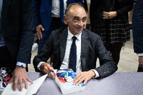 Eric Zemmour signing session of his new book - Paris