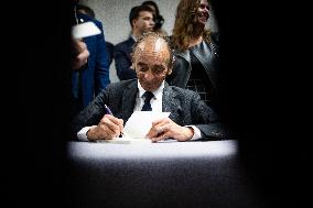 Eric Zemmour signing session of his new book - Paris