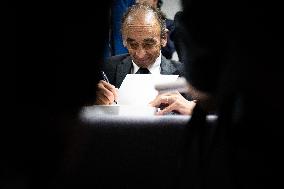 Eric Zemmour signing session of his new book - Paris