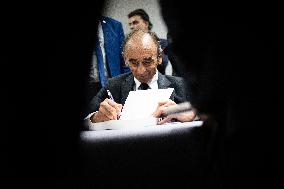 Eric Zemmour signing session of his new book - Paris