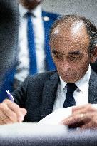 Eric Zemmour signing session of his new book - Paris