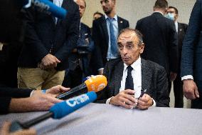 Eric Zemmour signing session of his new book - Paris