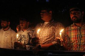 Candel Light March Against The Killing Of Farmers In Lakhimpur - India