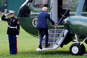 Joe Biden departs to Michigan - Washington