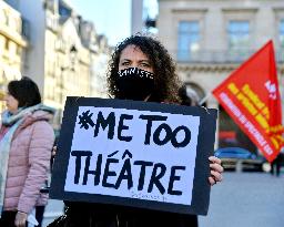 Rally at the initiative of metoo theater - Paris