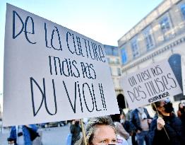 Rally at the initiative of metoo theater - Paris