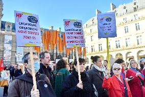 Rally at the initiative of metoo theater - Paris