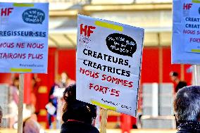 Rally at the initiative of metoo theater - Paris