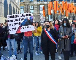 Rally at the initiative of metoo theater - Paris