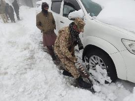 PAKISTAN-MURREE-HEAVY SNOW-DEATH