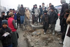 AFGHANISTAN-KABUL-ROADSIDE BOMB BLAST