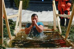 RUSSIA-MOSCOW-ORTHODOX EPIPHANY-CELEBRATION