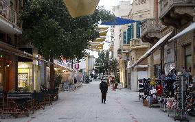 CYPRUS-NICOSIA-COVID-19-MEASURES