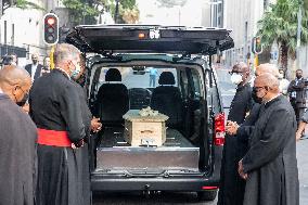 SOUTH AFRICA-CAPE TOWN-DESMOND TUTU-LYING IN STATE