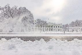 U.S.-WASHINGTON, D.C.-SNOWSTORM
