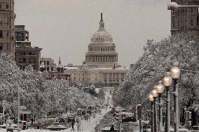 U.S.-WASHINGTON, D.C.-SNOWSTORM
