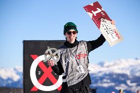 (SP) SWITZERLAND-LAAX-SNOWBOARD WORLD CUP-SLOPESTYLE FINAL