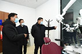 CHINA-BEIJING-XI JINPING-WINTER OLYMPICS & PARALYMPICS-INSPECTION (CN)