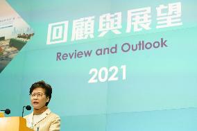 CHINA-HONG KONG-CARRIE LAM-PRESS CONFERENCE (CN)