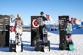 (SP) SWITZERLAND-LAAX-SNOWBOARD WORLD CUP-SLOPESTYLE FINAL