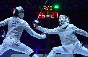 (SP)GEORGIA-TBILISI-FENCING-WORLD CUP 2022-TEAM COMPETITION