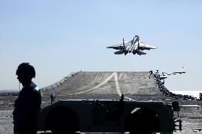CHINA-NAVY-LIAONING AIRCRAFT-CARRIER FORMATION-TRAINING (CN)