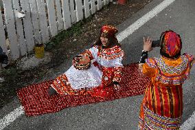 ALGERIA-TIZI OUZOU-BERBERS-NEW YEAR-CELEBRATION